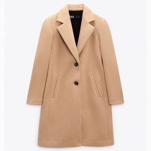 Zara fitted soft coat